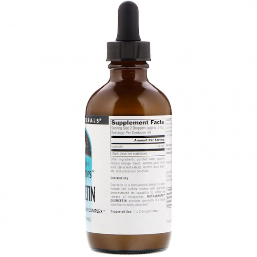 Source Naturals, Кверцетин NutraDrops, 4 жидких унции (118,28 мл) #1