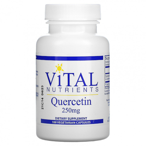 Vital Nutrients, Кверцетин, 250 мг, 100 вегетарианских капсул #1