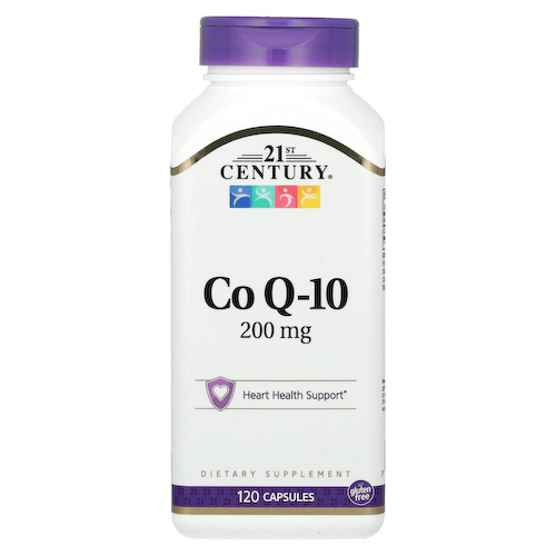 21st Century, Коэнзим Q10, 200 мг, 120 капсул #1