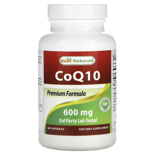 Best Naturals, CoQ10, 600 мг, 60 капсул #1