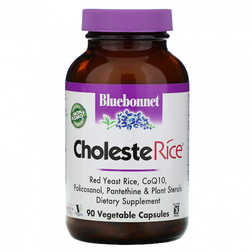 Bluebonnet Nutrition, CholesteRice, 90 растительных капсул #1