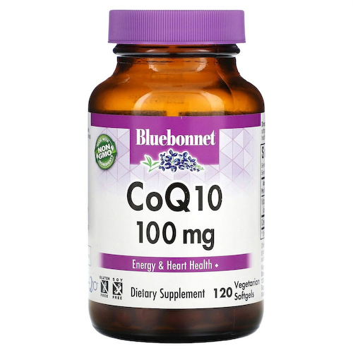 Bluebonnet Nutrition, CoQ10, 100 мг, 120 желатиновых капсул #1
