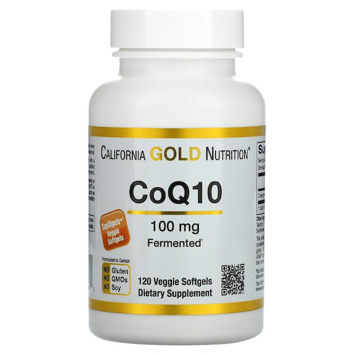 California Gold Nutrition, коэнзим Q10, 100 мг, 120 растительных капсул #1