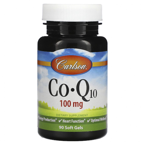 Carlson Labs, коэнзим Q10, 100 мг, 90 капсул #1