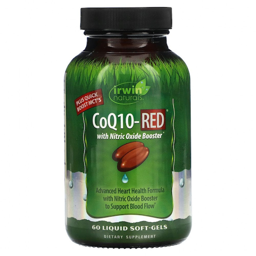 Irwin Naturals, CoQ10-Red, 60 мягких таблеток #1