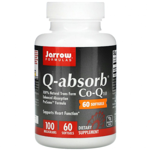 Jarrow Formulas, Q-absorb коэнзим-Q10, 100 мг, 60 капсул #1