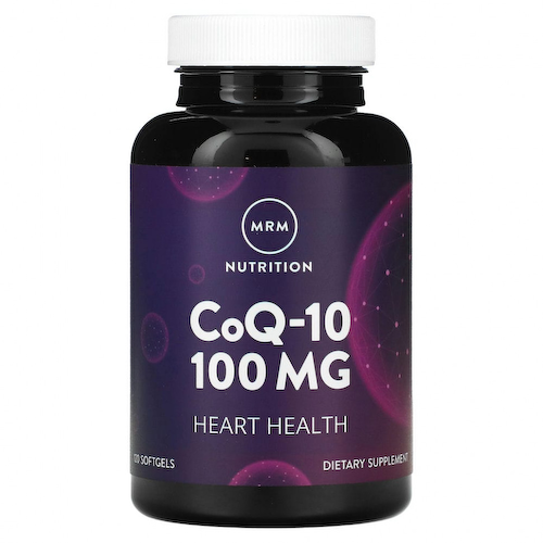MRM, Nutrition, коэнзим Q10, 100 мг, 120 мягких таблеток #1