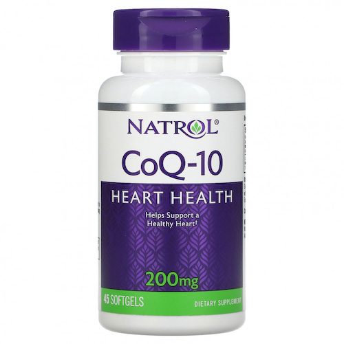 Natrol, CoQ-10, 200 мг, 45 мягких желатиновых капсул #1