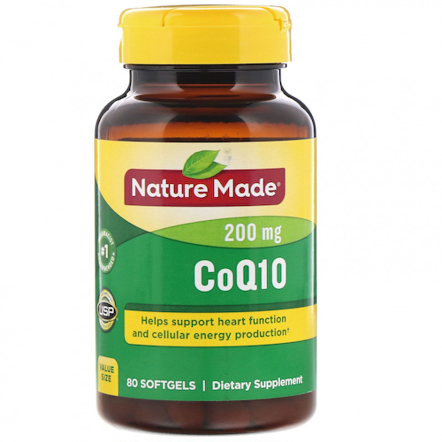 Nature Made, Коэнзим Q10, 200 мг, 80 мягких таблеток #1