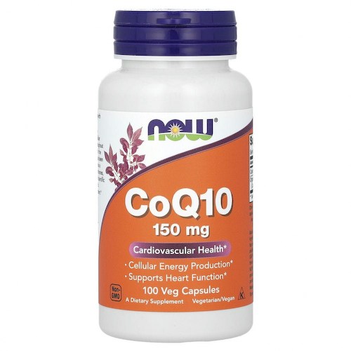 NOW Foods, CoQ10, 150 мг, 100 растительных капсул #1