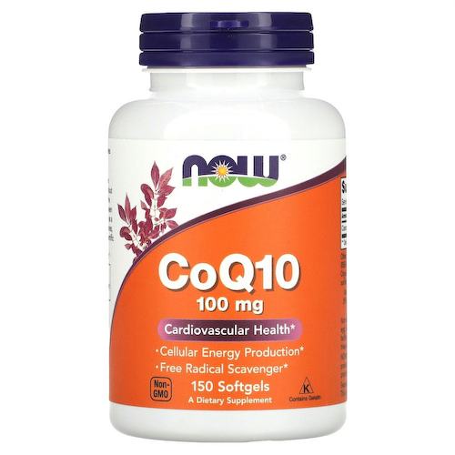 NOW Foods, коэнзим Q10, 100 мг, 150 капсул #1