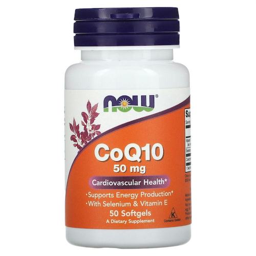 NOW Foods, Коэнзим Q10, 50 мг, 50 капсул #1