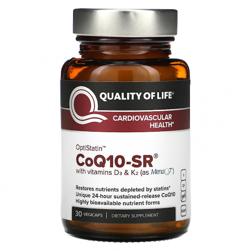 Quality of Life Labs, CoQ10-SR, 30 растительных капсул #1
