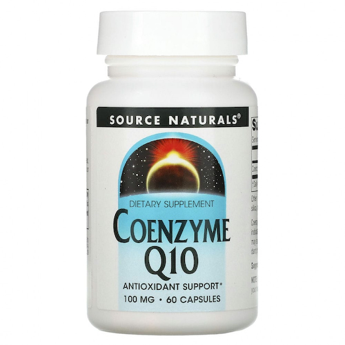 Source Naturals, коэнзим Q10, 100 мг, 60 капсул #1