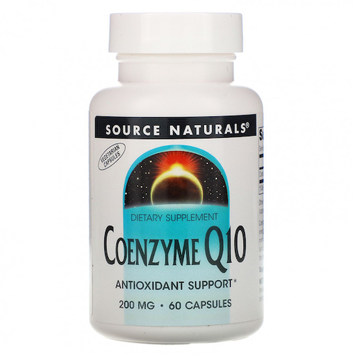 Source Naturals, коэнзим Q10, 200 мг, 60 капсул #1