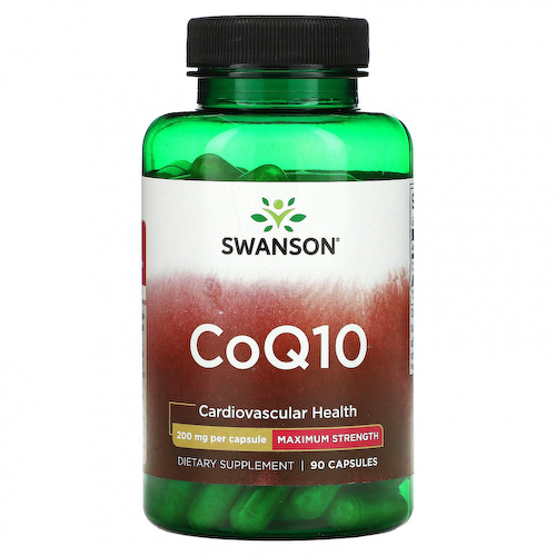 Swanson, CoQ10, 200 мг, 90 капсул #1