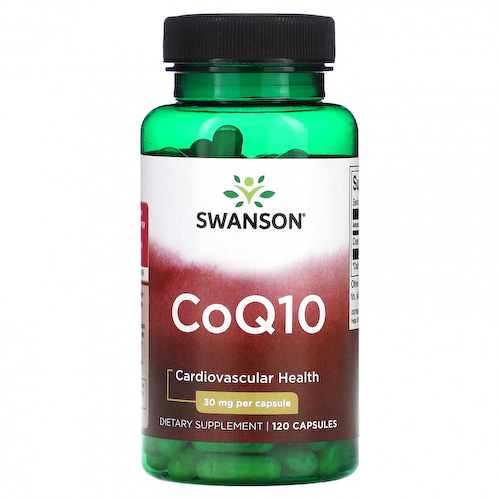 Swanson, CoQ10, 30 мг, 120 капсул #1