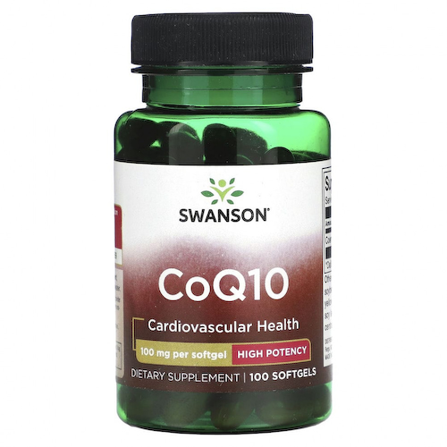 Swanson, Коэнзим Q10, 100 мг, 100 мягких таблеток #1