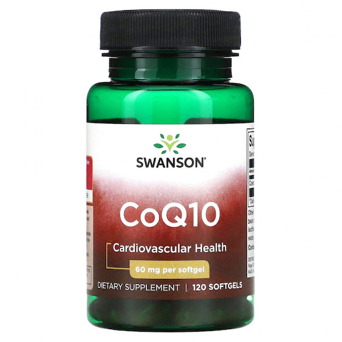 Swanson, Коэнзим Q10, 60 мг, 120 мягких таблеток #1