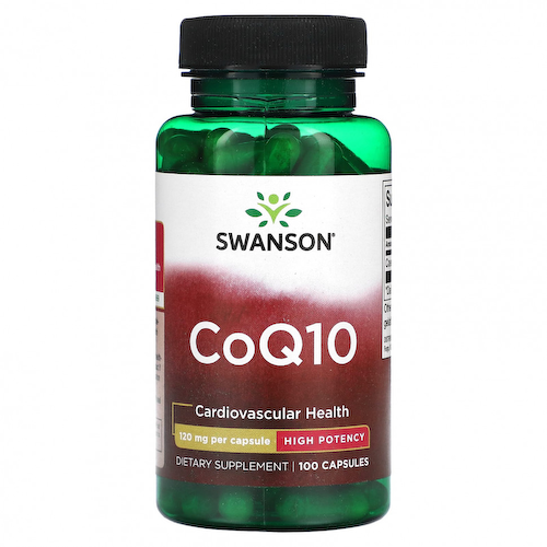 Swanson, Коэнзим Q10, высокая эффективность, 120 мг, 100 капсул #1