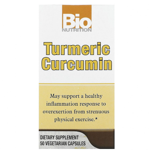 Bio Nutrition, Куркумин, куркумин, 50 вегетарианских капсул #1