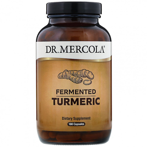 Dr. Mercola, Ферментированная куркума, 180 капсул #1