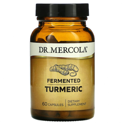 Dr. Mercola, Ферментированная куркума, 60 капсул #1