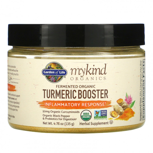 Garden of Life, MyKind Organics, стимулятор с органической ферментированной куркумой, воспалительная реакция, 135 г (4,76 унции) #1