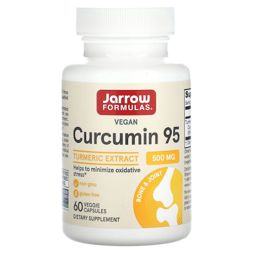 Jarrow Formulas, куркумин 95, 500 мг, 60 растительных капсул #1
