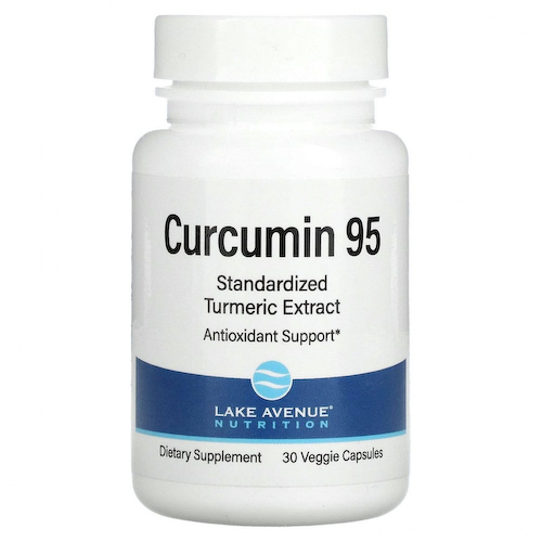 Lake Avenue Nutrition, куркумин 95, 500 мг, 30 вегетарианских капсул #1