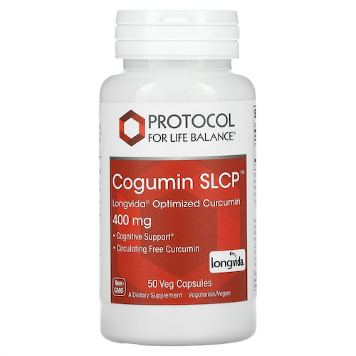 Protocol for Life Balance, Cogumin SLCP, 400 мг, 50 вегетарианских капсул #1
