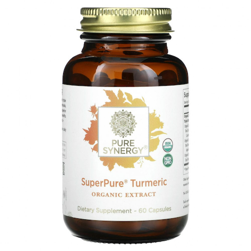 Pure Synergy, SuperPure, куркума, 60 капсул #1