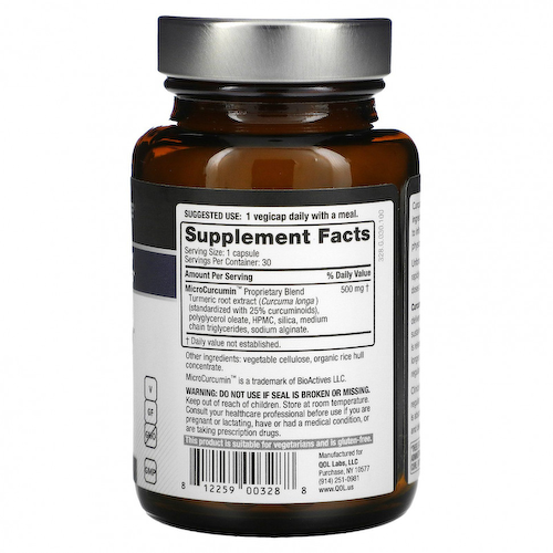 Quality of Life Labs, Curcumin-SR, 30 растительных капсул #1