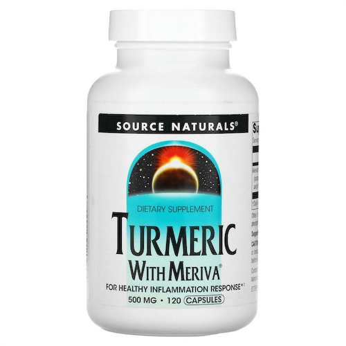 Source Naturals, Комплекс из куркумы Мерива, 500 мг, 120 капсул #1