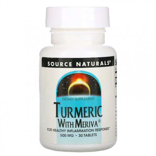Source Naturals, Куркума с меривой, 500 мг, 30 таблеток #1