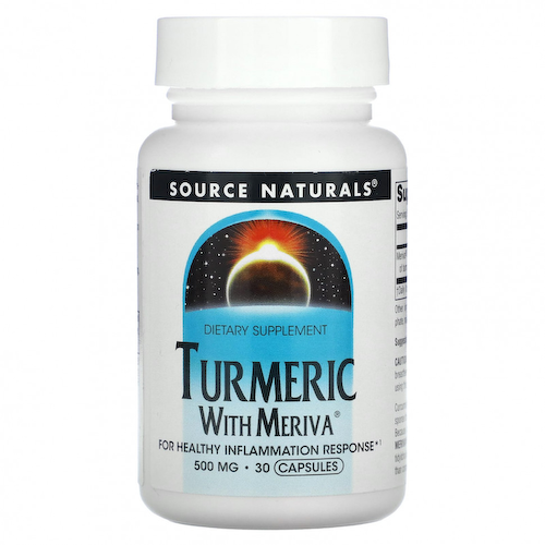 Source Naturals, Куркума с меривой, 500 мг, 30 капсул #1