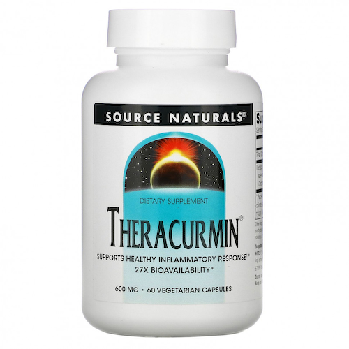 Source Naturals, Theracurmin, 600 мг, 60 вегетарианских капсул #1