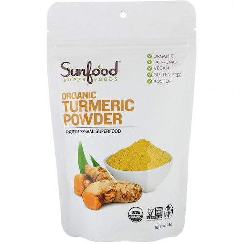 Sunfood, Органическая куркума в порошке, 113 г (4 унции) #1