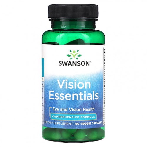 Swanson, Vision Essentials, 60 растительных капсул #1