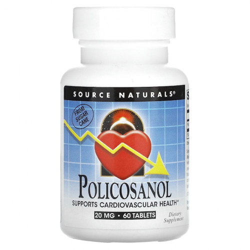 Source Naturals, Поликосанол, 20 мг, 60 таблеток #1