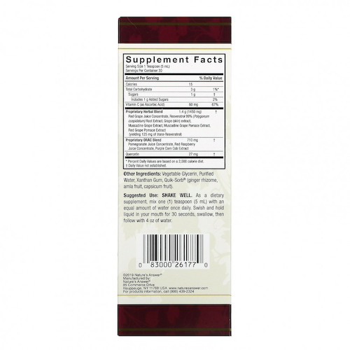 Nature's Answer, Resveratrol Reserve, 150 мл (5 жидк. унций) #1