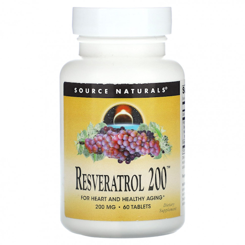 Source Naturals, Ресвератрол 200, 200 мг, 60 таблеток #1