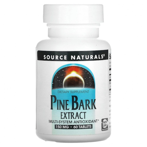 Source Naturals, экстракт сосновой коры, 150 мг, 60 таблеток #1