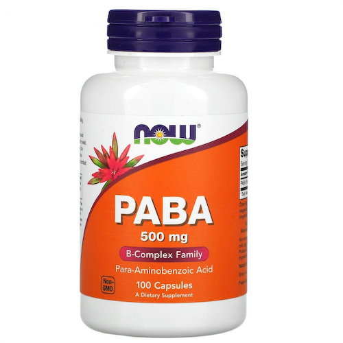 NOW Foods, ПАБК, 500 мг, 100 капсул #1