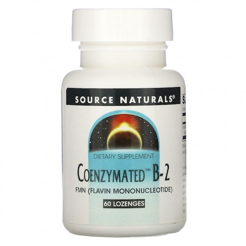 Source Naturals, ферментированный витамин B-2, 60 мг, 120 пастилок #1