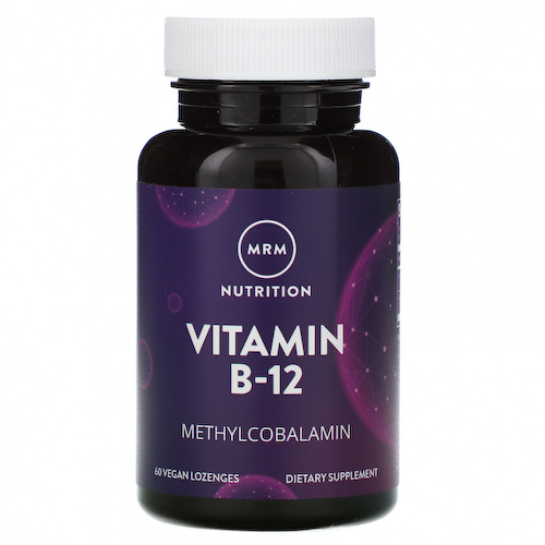 MRM, Nutrition, витамин B12, 60 веганских леденцов #1