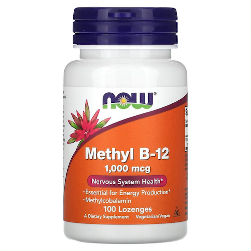 NOW Foods, Methyl B-12, метилкобаламин, 1000 мкг, 100 таблеток для рассасывания #1