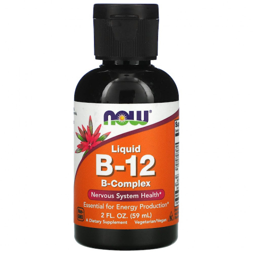 NOW Foods, Жидкий B-12, B-комплекс, 2 жидк. унц. (59 мл) #1