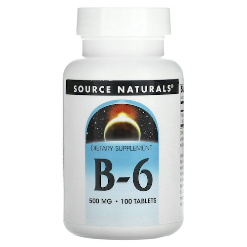 Source Naturals, В6, 500 мг, 100 таблеток #1