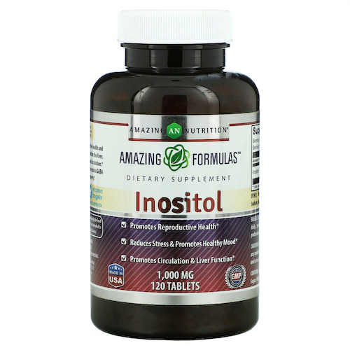 Amazing Nutrition, Инозитол, 1000 мг, 120 таблеток #1